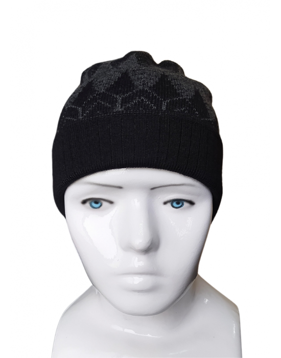 Unisex Purewool  designer Cap black
